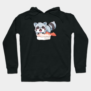 Racoon shrimp Sushi Hoodie